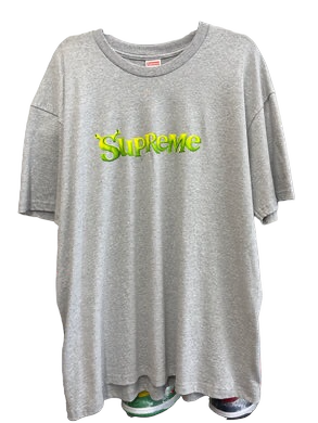 受発注XL Supreme Shrek Tee Black ブラック 黒 シュレック Tシャツ/カットソー(半袖/袖なし)